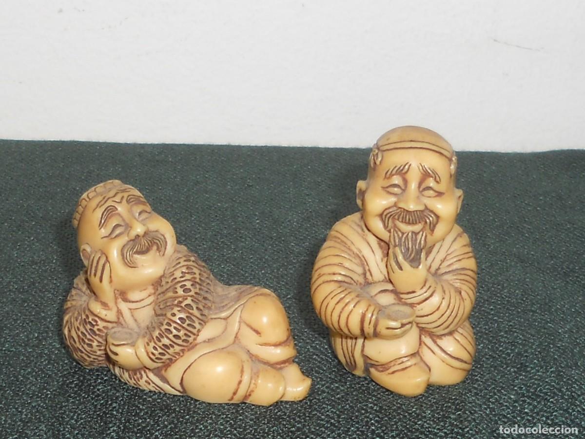 Antig&uuml;edades: ANTIGUAS FIGURAS NETSUKE JAPONESAS - Foto 9