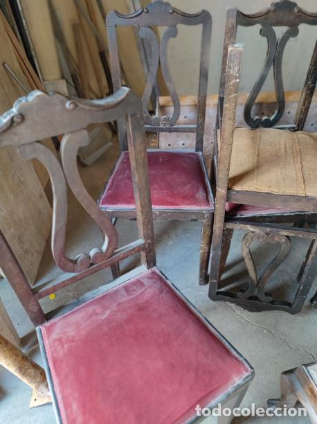 Antig&uuml;edades: JUEGO DE 6 SILLAS ANTIGUAS - Foto 1