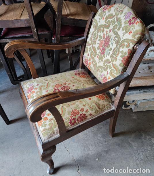 Antig&uuml;edades: ANTIGUO SILLON DESCALZADOR - Foto 1