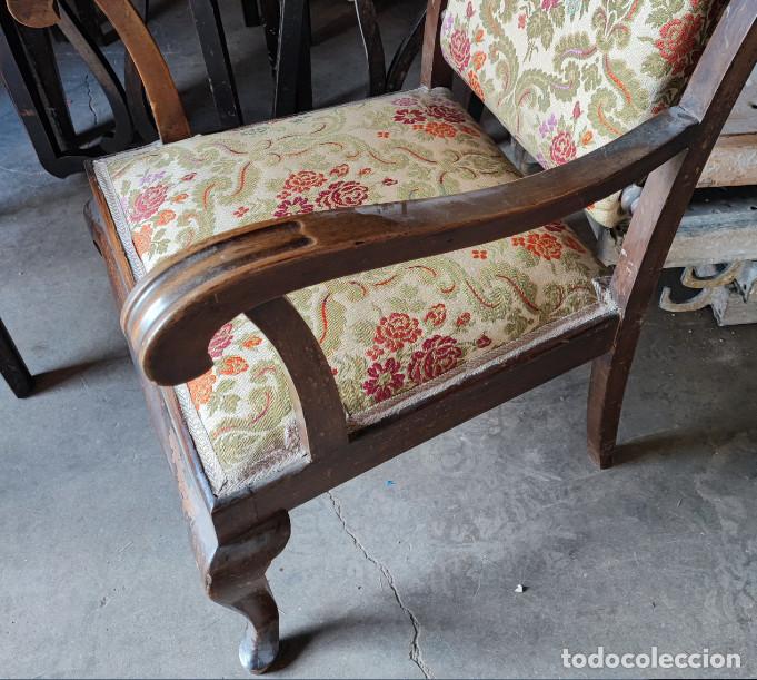 Antig&uuml;edades: ANTIGUO SILLON DESCALZADOR - Foto 3