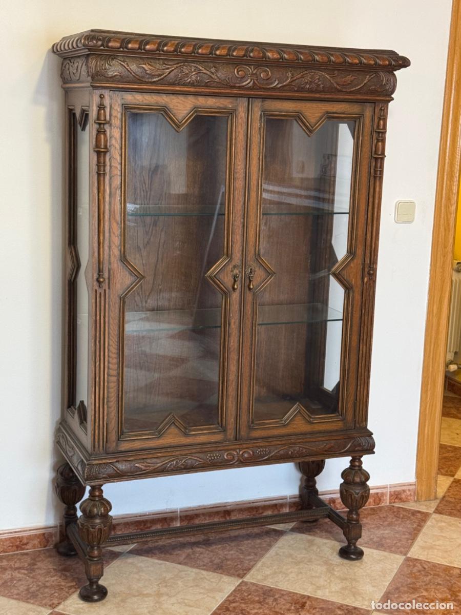 Antig&uuml;edades: COMEDOR DE ROBLE EN MADERA TALLADA - Foto 9
