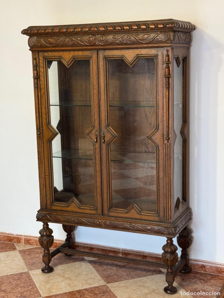 Antig&uuml;edades: COMEDOR DE ROBLE EN MADERA TALLADA - Foto 10