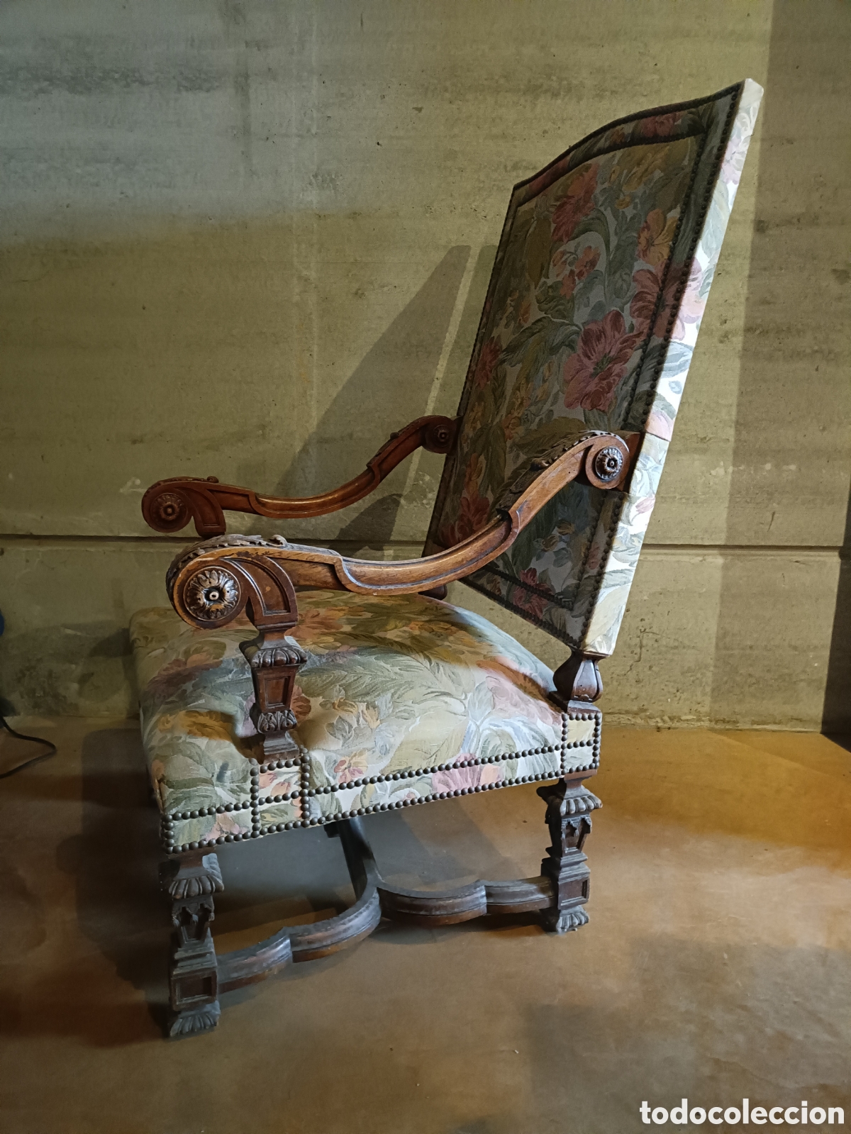 Antig&uuml;edades: Silla/sill&oacute;n franc&eacute;s S.XIX - Foto 2