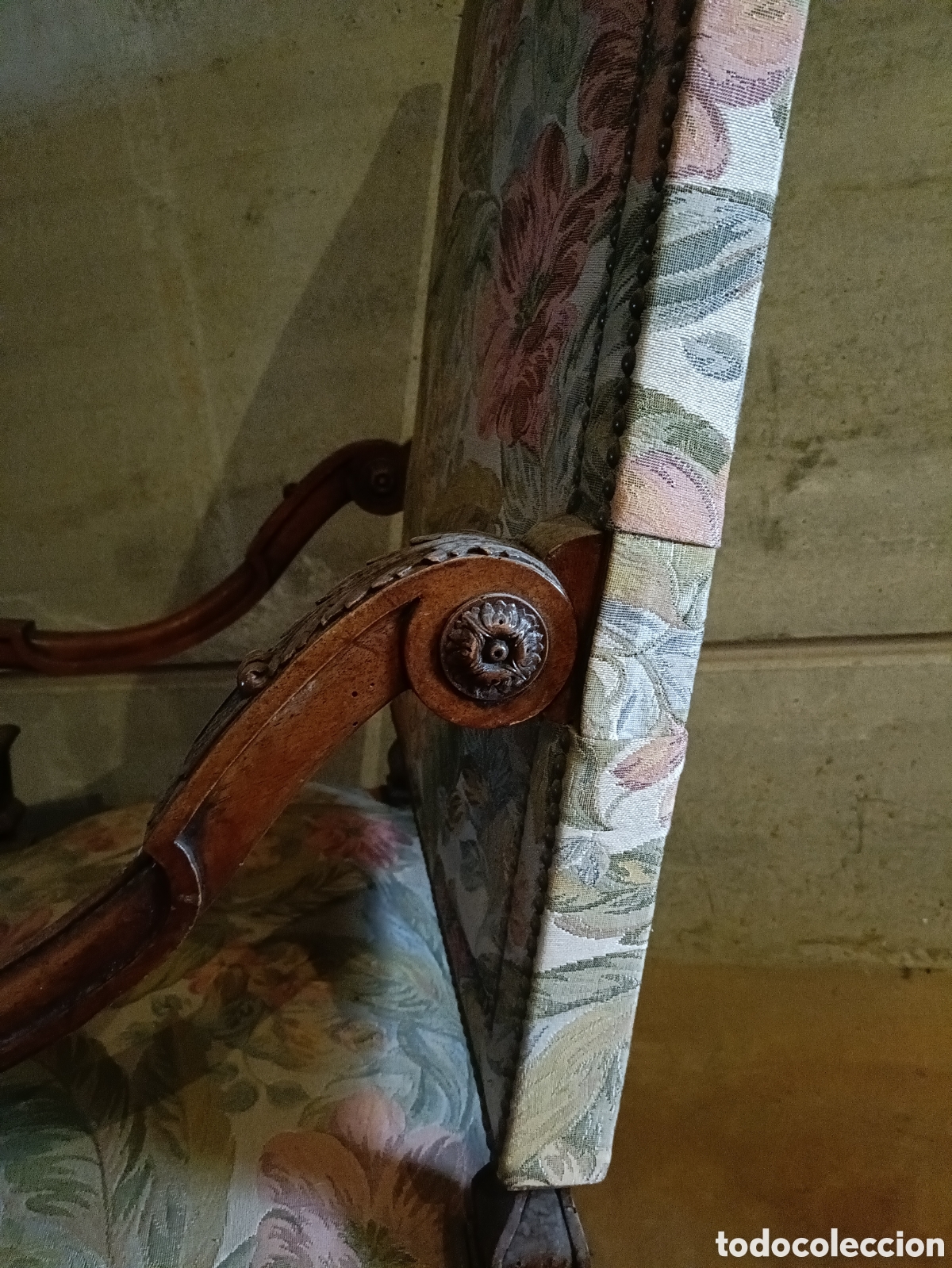 Antig&uuml;edades: Silla/sill&oacute;n franc&eacute;s S.XIX - Foto 4