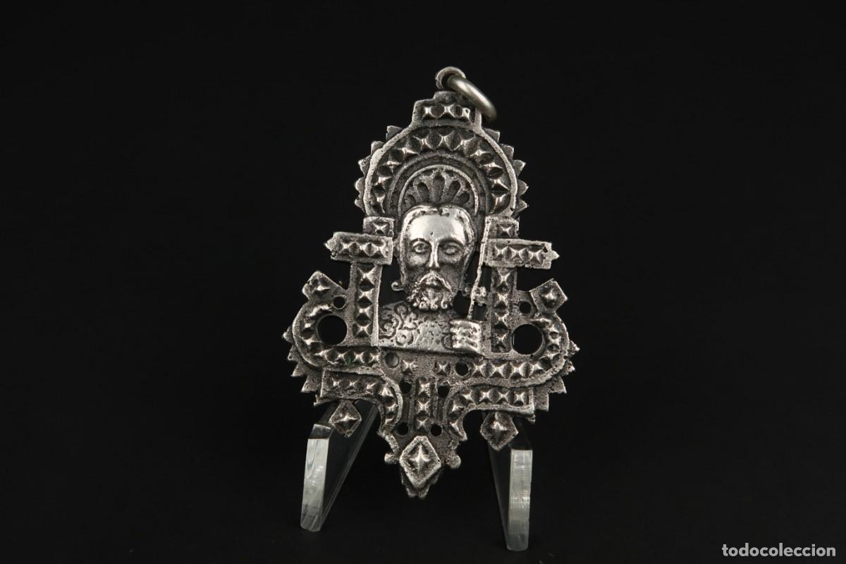 Antig&uuml;edades: Antigua Medalla Religiosa de Plata - Foto 1