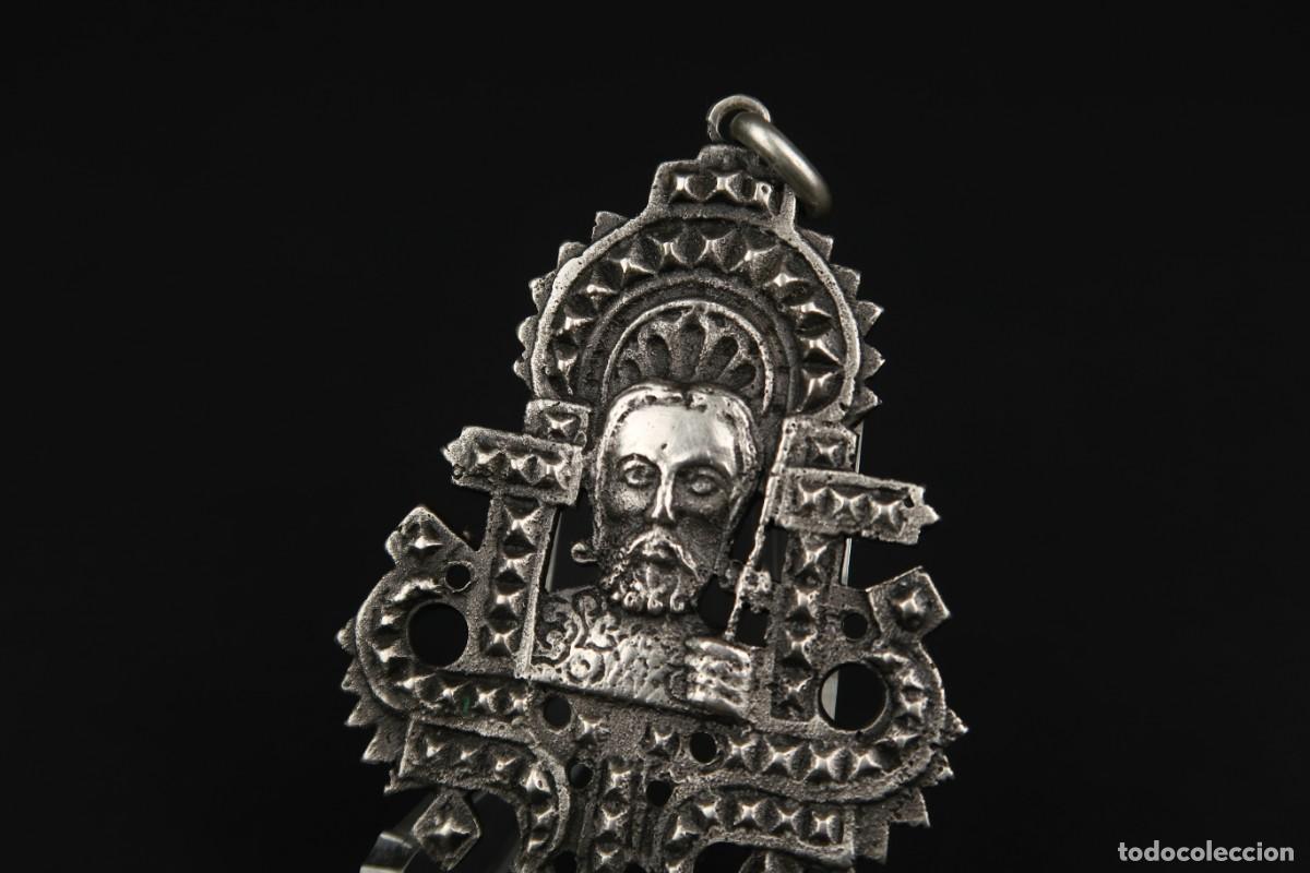 Antig&uuml;edades: Antigua Medalla Religiosa de Plata - Foto 2