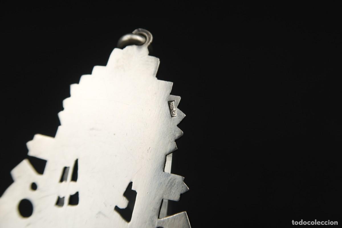 Antig&uuml;edades: Antigua Medalla Religiosa de Plata - Foto 7