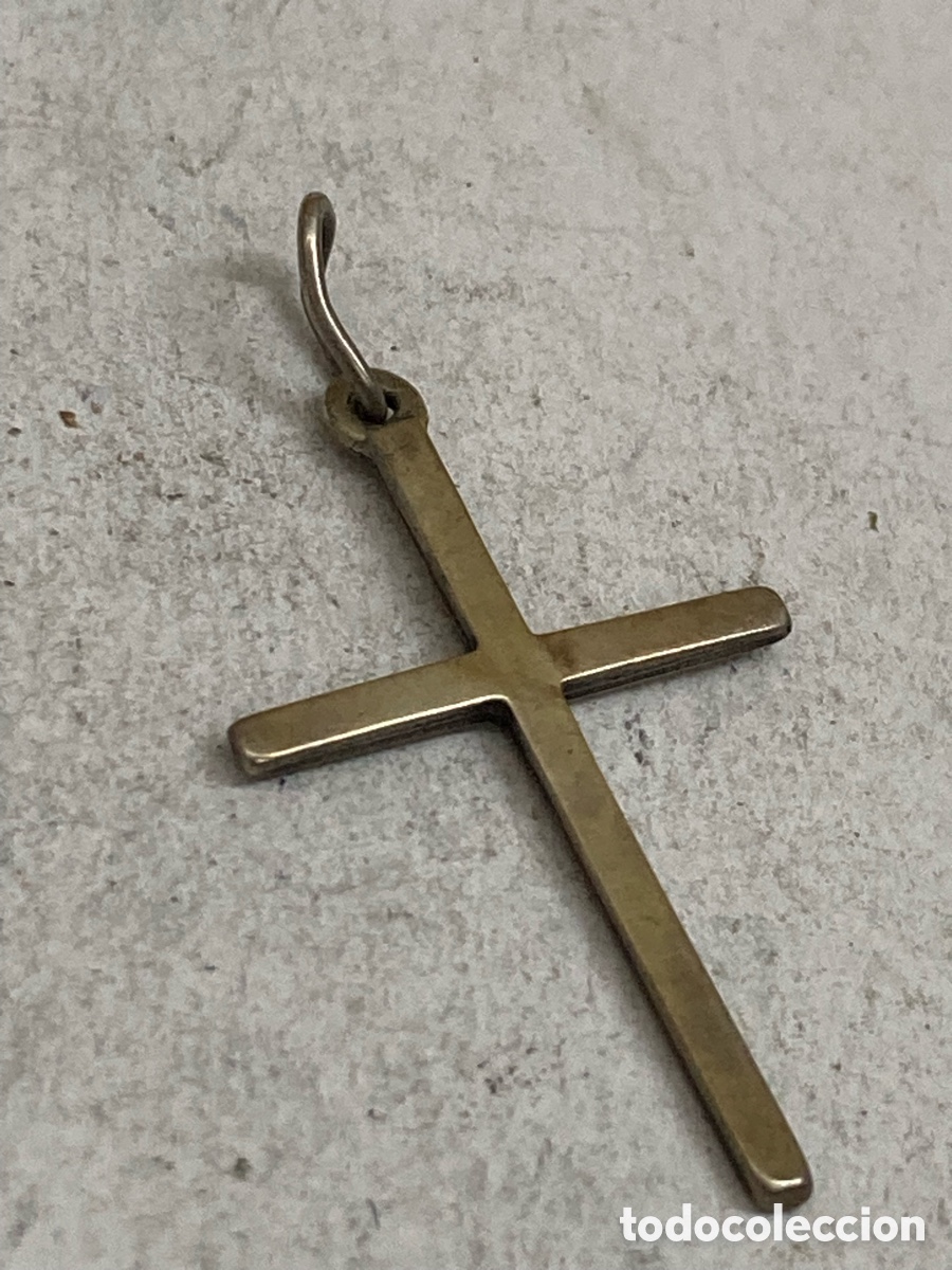 Antig&uuml;edades: Cruz de plata religiosa C361 - Foto 1