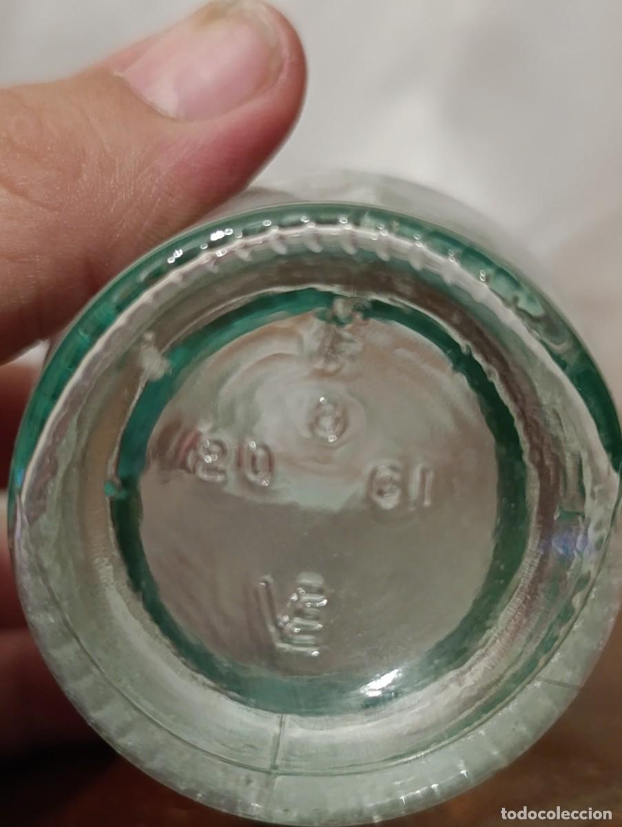 Antig&uuml;edades: Aceitera de cristal marca VE - Foto 5