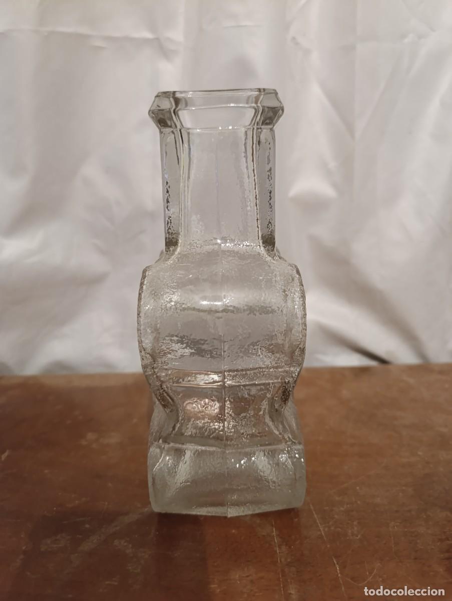 Antig&uuml;edades: Botella florero de cristal - Foto 2