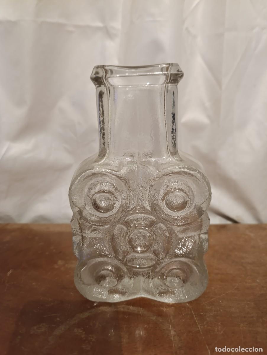 Antig&uuml;edades: Botella florero de cristal - Foto 3