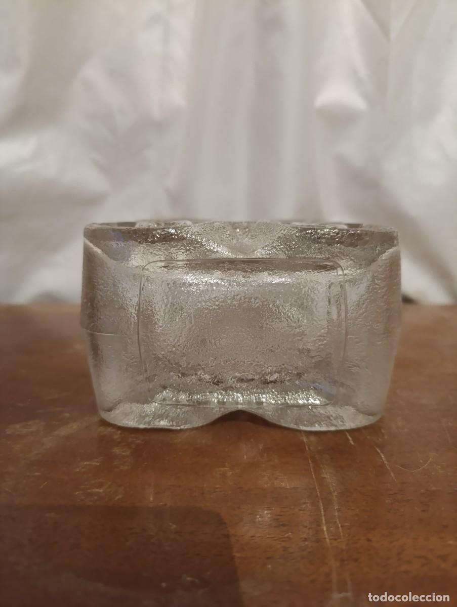 Antig&uuml;edades: Botella florero de cristal - Foto 4