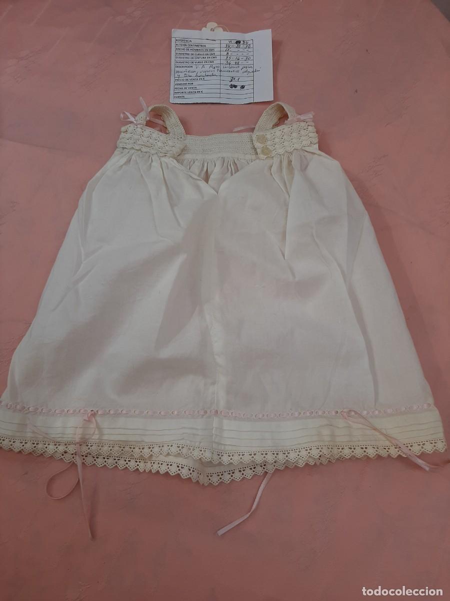 Antig&uuml;edades: VESTIDO Y ROPA INTERIOR ANTIGUOS PARA MU&Ntilde;ECA - Foto 1