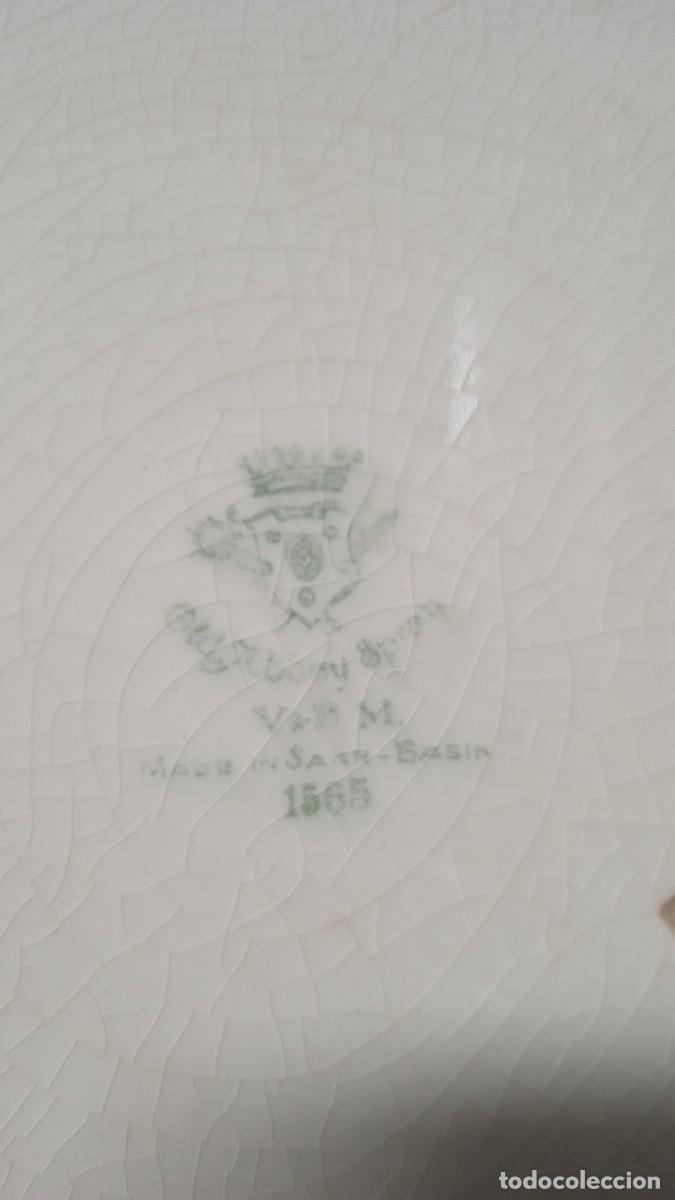 Antig&uuml;edades: Antiguo plato porcelana . - Foto 3