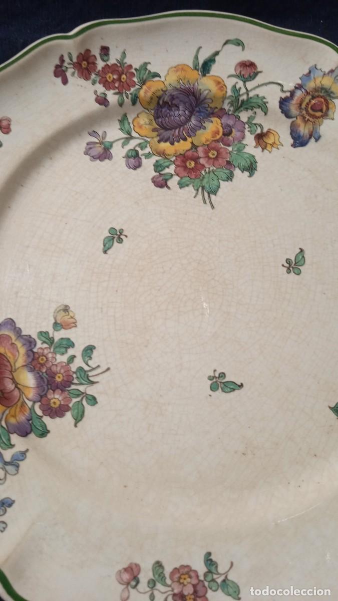 Antig&uuml;edades: Antiguo plato porcelana . - Foto 6