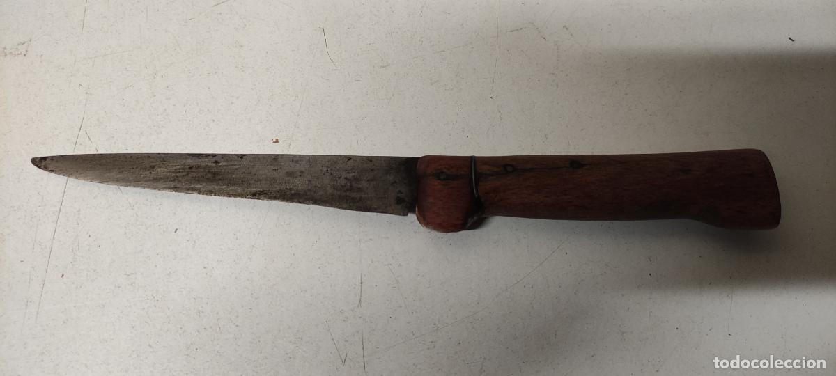 Antig&uuml;edades: ANTIGUO CUCHILLO DE CARNICERO - Foto 1