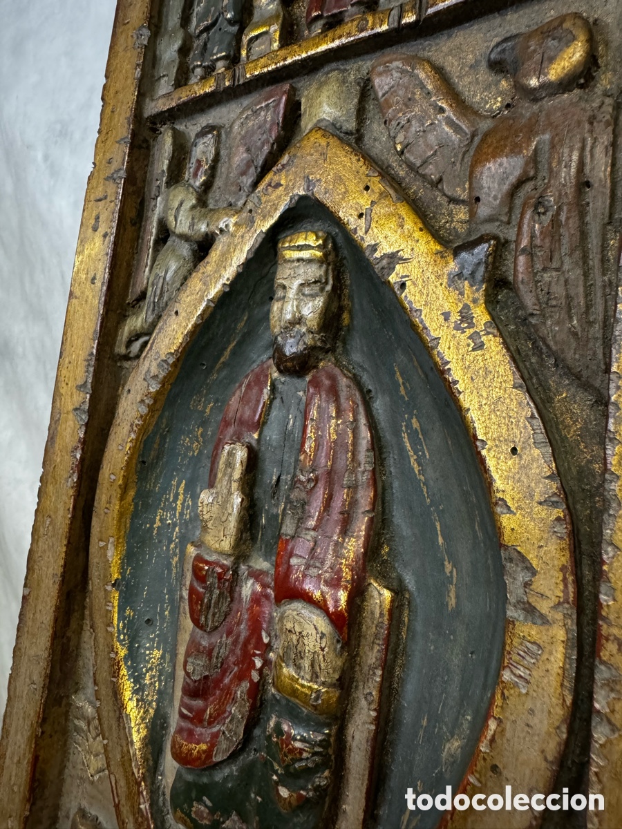 Antig&uuml;edades: Tabla de madera con los Ap&oacute;stoles - Foto 5