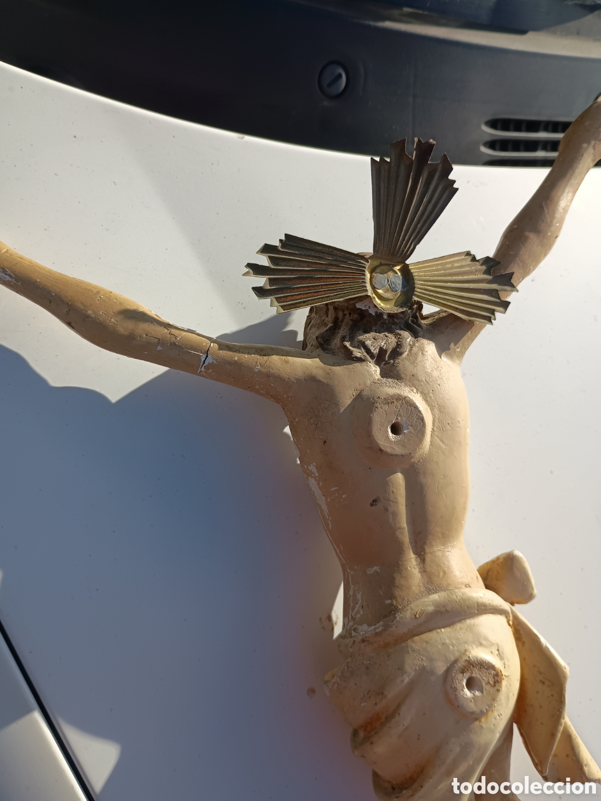 Antig&uuml;edades: Figura religiosa Jes&uacute;s - Foto 8