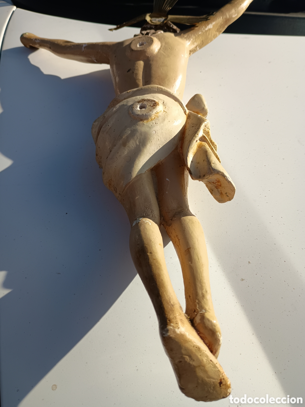 Antig&uuml;edades: Figura religiosa Jes&uacute;s - Foto 10