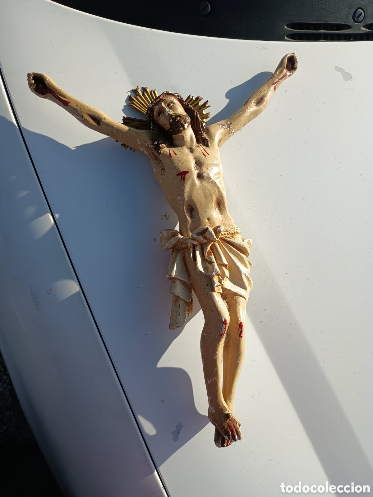 Antig&uuml;edades: Figura religiosa Jes&uacute;s - Foto 1