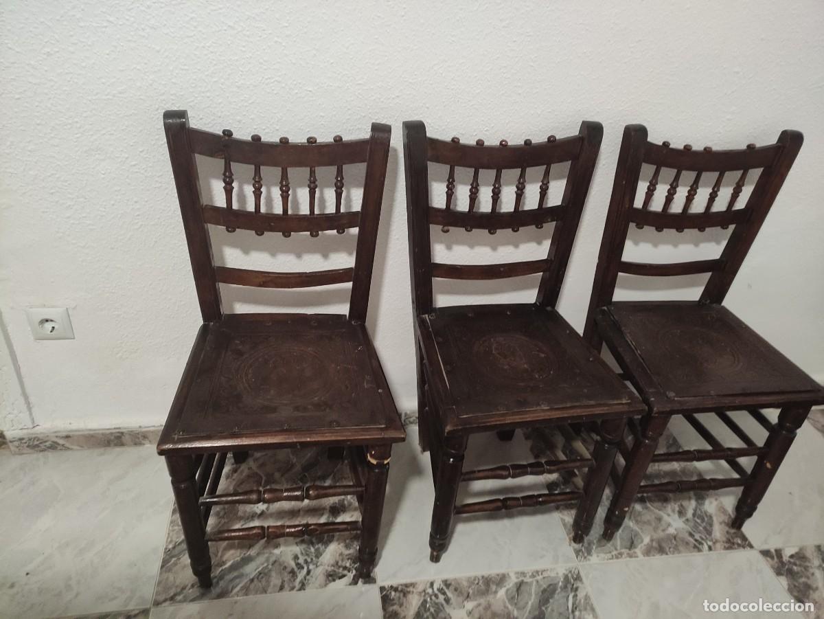 Antig&uuml;edades: Sillas antiguas (Tres) - Foto 1