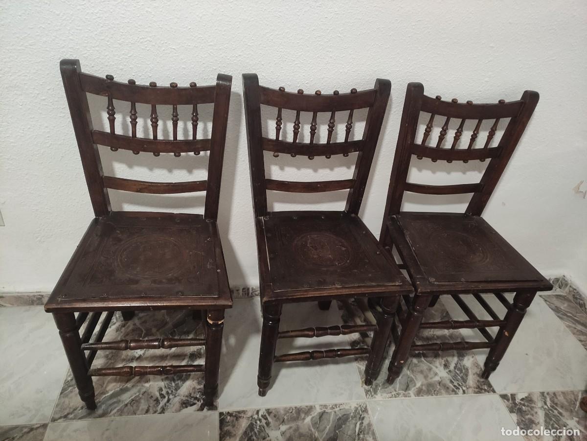 Antig&uuml;edades: Sillas antiguas (Tres) - Foto 2