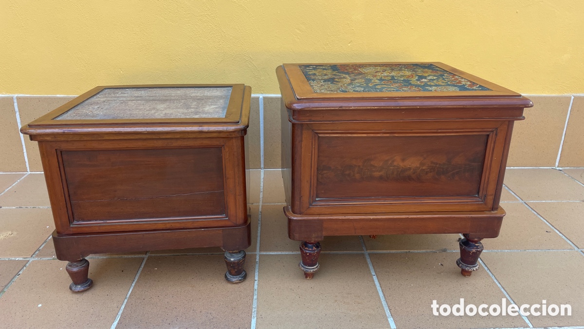 Antig&uuml;edades: Silla Inodoro lote completo - Foto 5