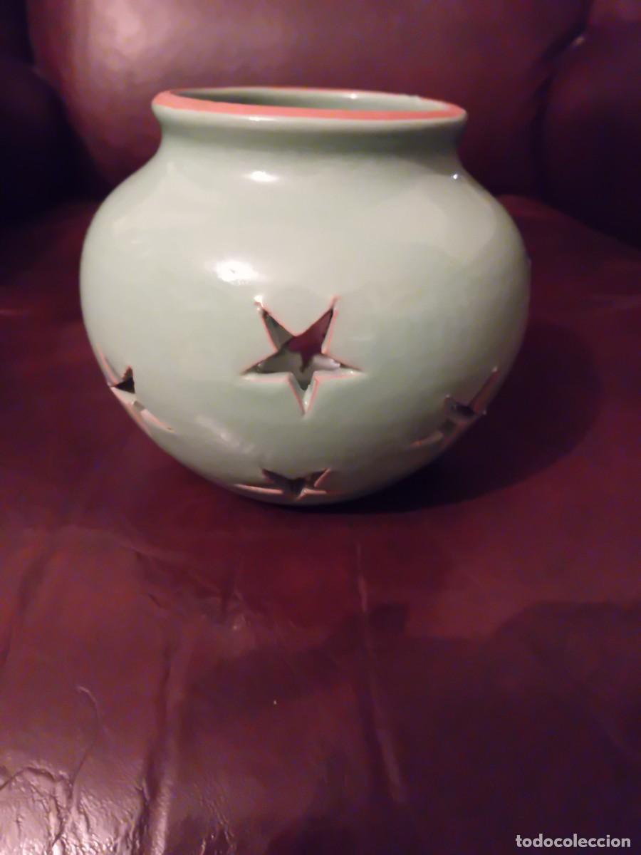 Antig&uuml;edades: Casta&ntilde;era con estrellas de cer&aacute;mica - Foto 1