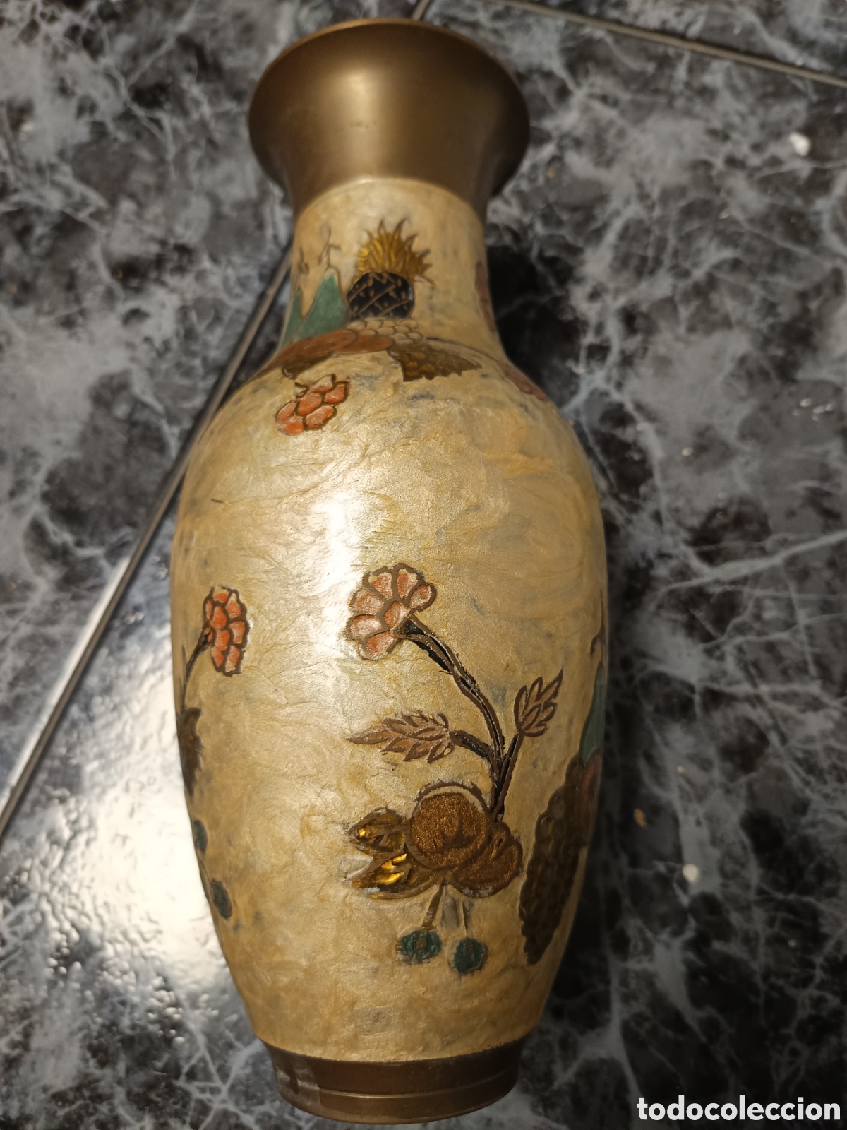 Antig&uuml;edades: Florero indio antiguo de unos 25 cm - Foto 1
