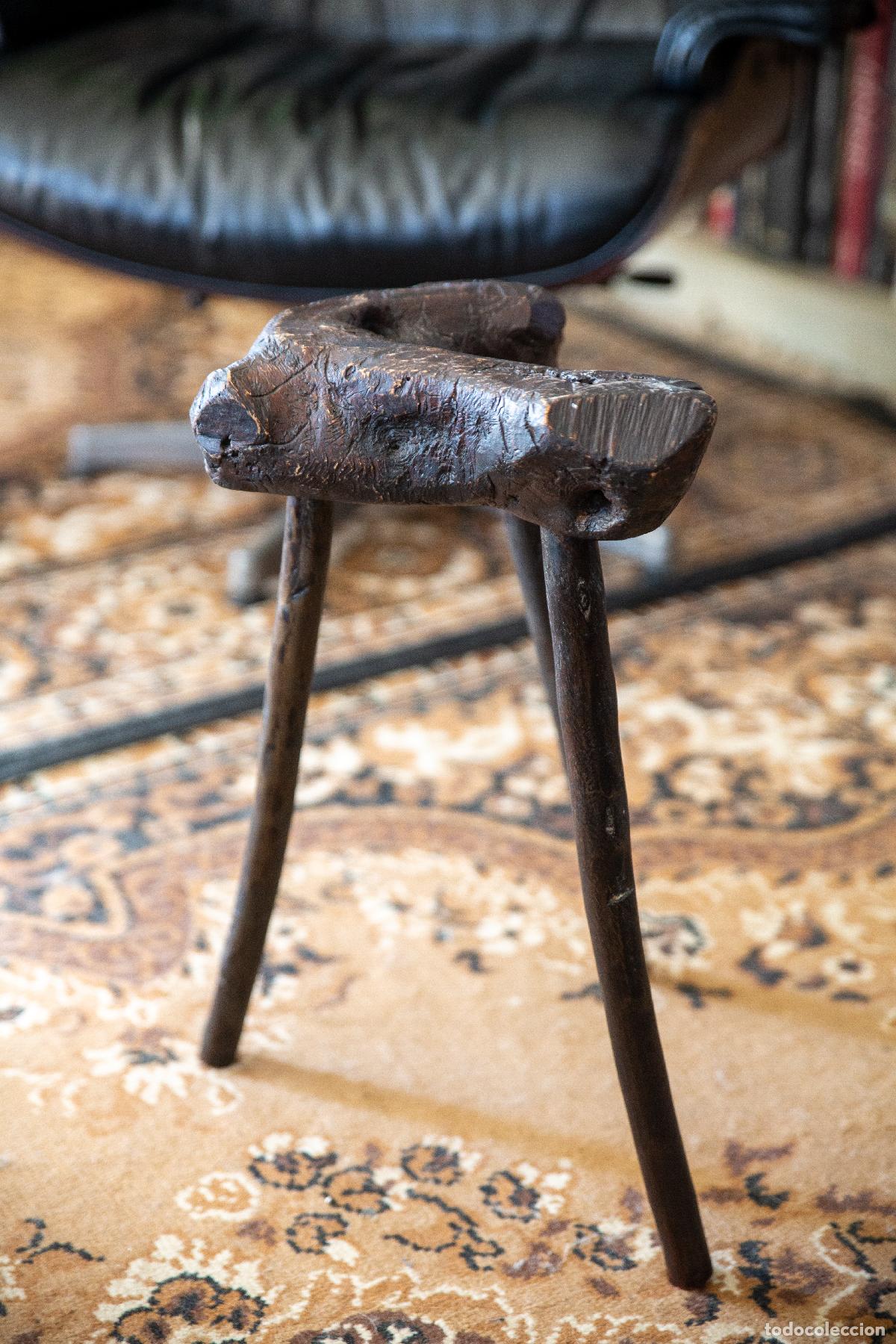Antig&uuml;edades: Taburete de orde&ntilde;o antiguo - Foto 1