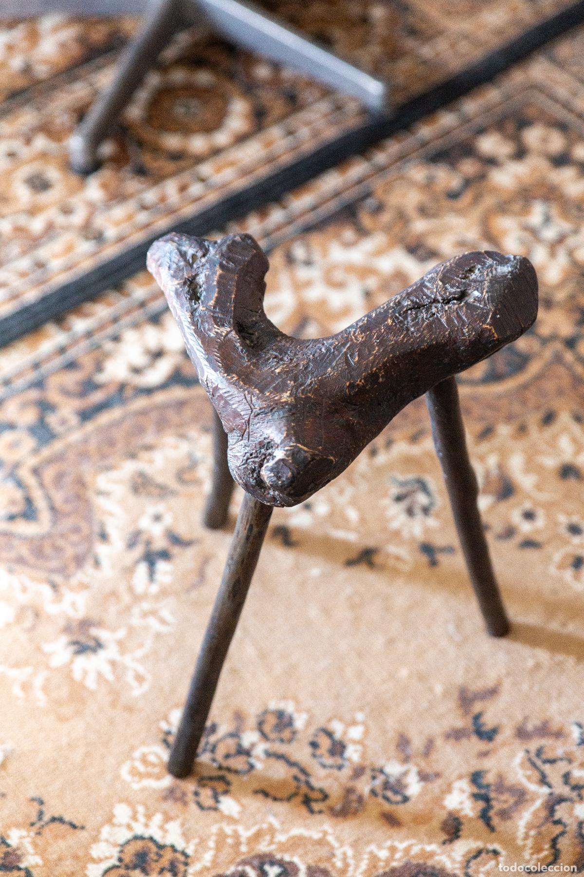 Antig&uuml;edades: Taburete de orde&ntilde;o antiguo - Foto 2