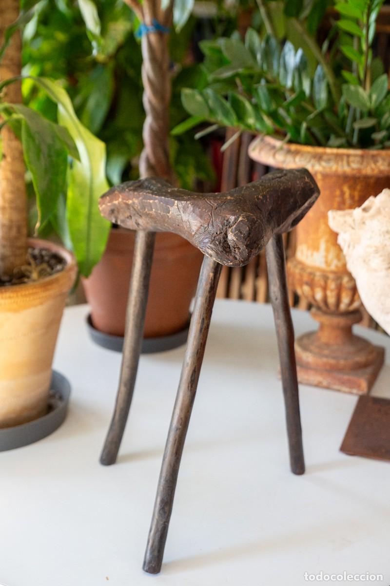 Antig&uuml;edades: Taburete de orde&ntilde;o antiguo - Foto 3