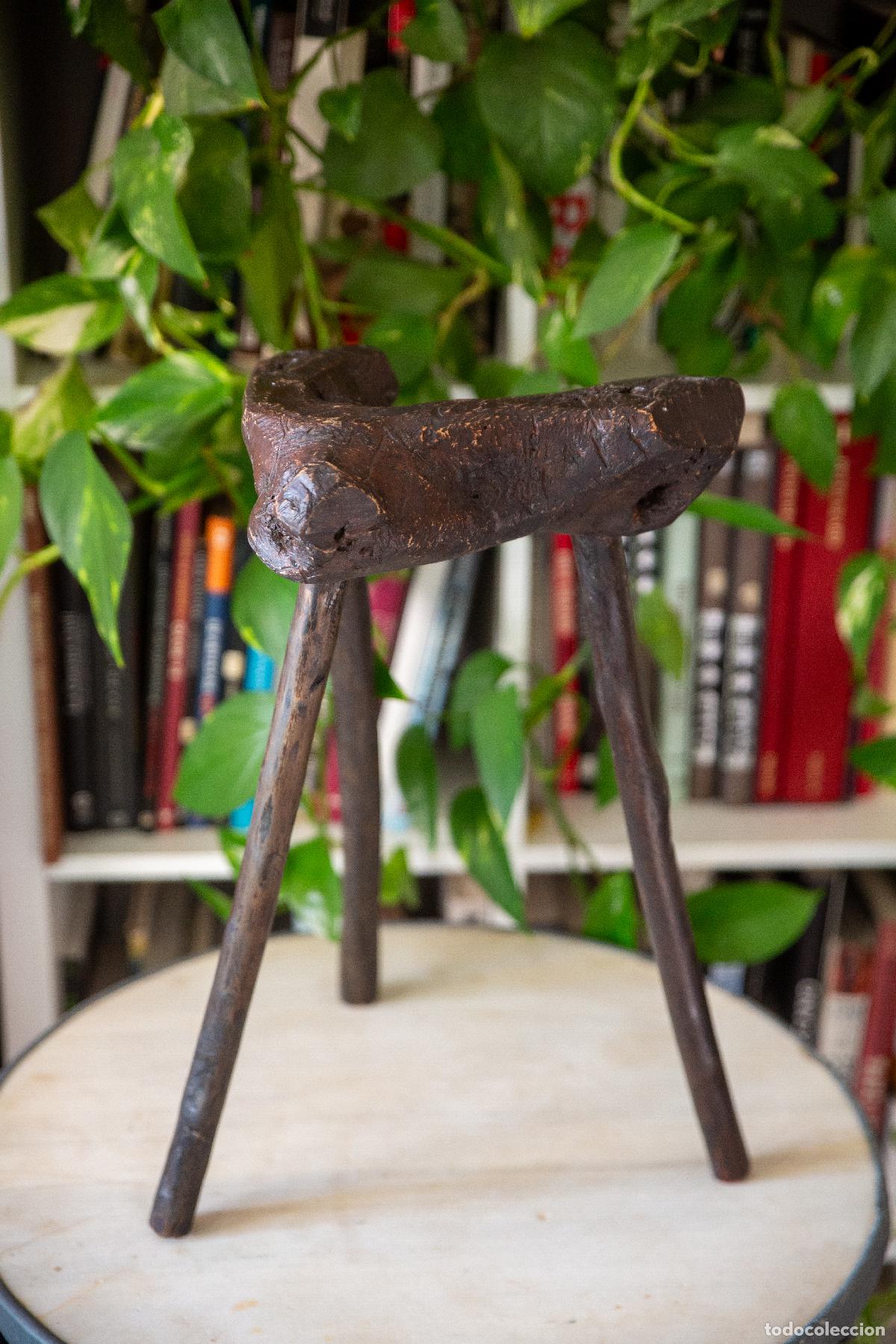 Antig&uuml;edades: Taburete de orde&ntilde;o antiguo - Foto 6