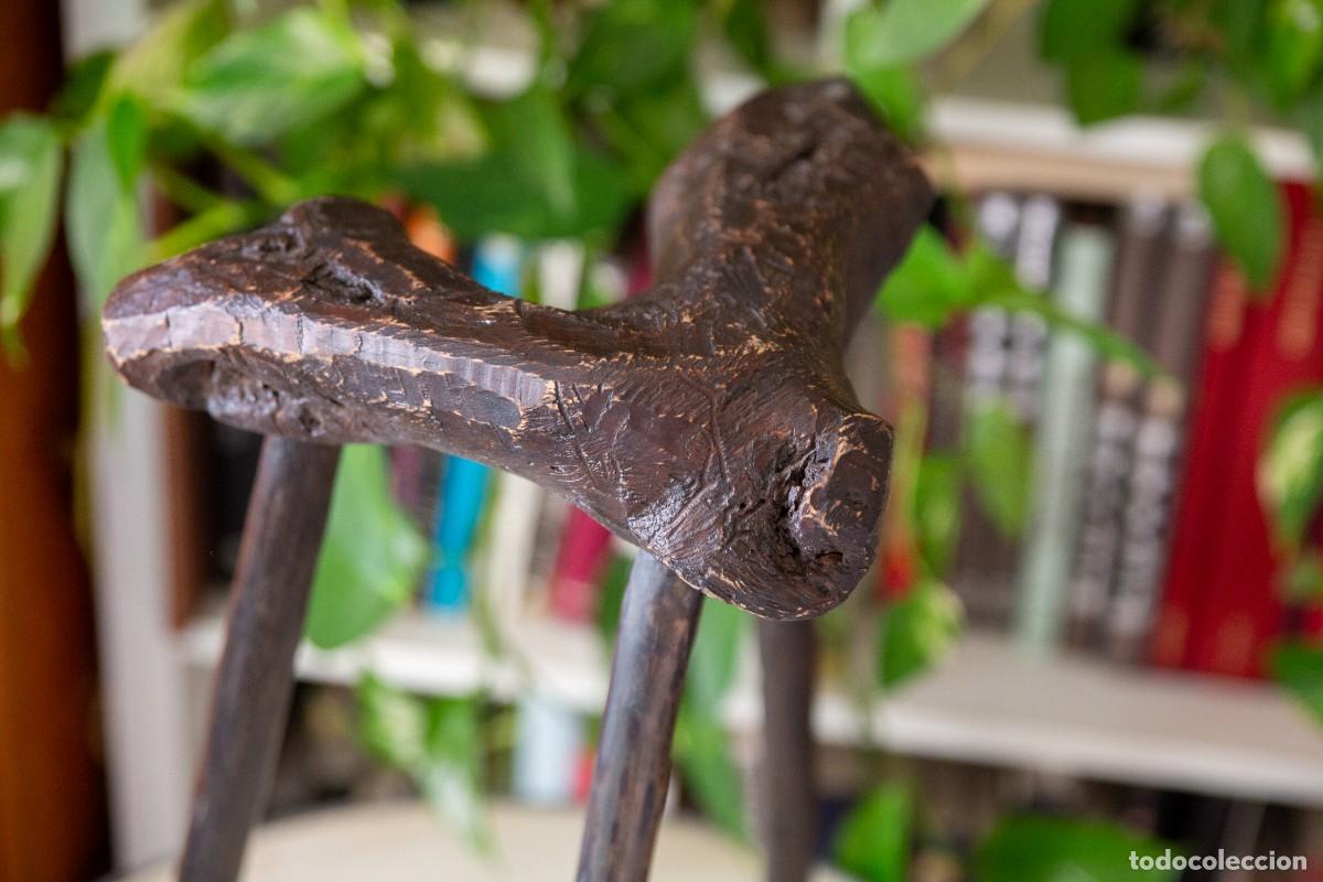 Antig&uuml;edades: Taburete de orde&ntilde;o antiguo - Foto 7