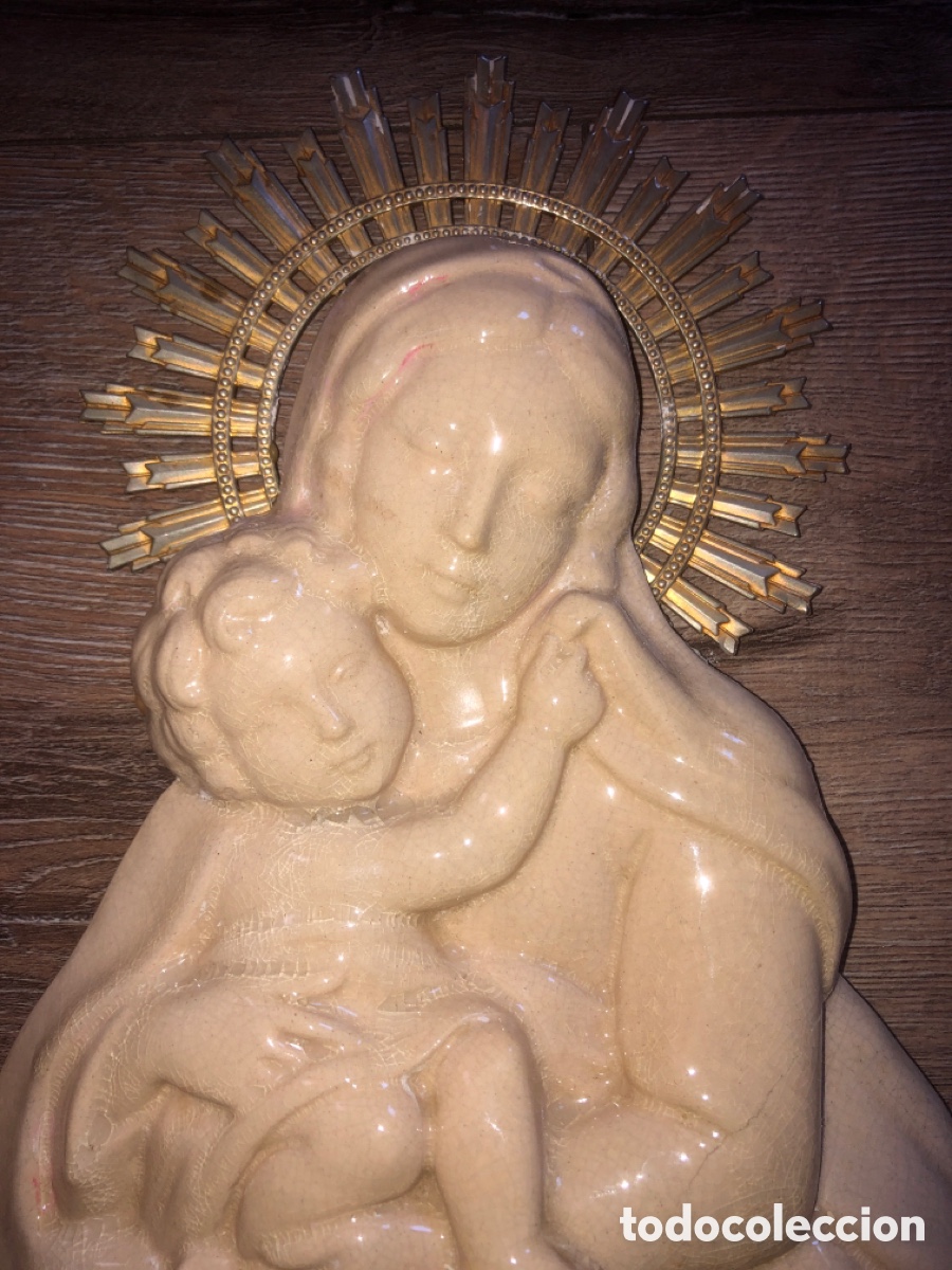 Antig&uuml;edades: Virgen antigua porcelana - Foto 2