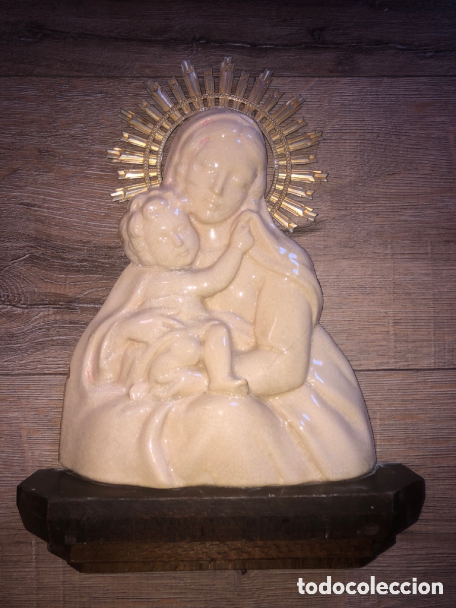Antig&uuml;edades: Virgen antigua porcelana - Foto 5
