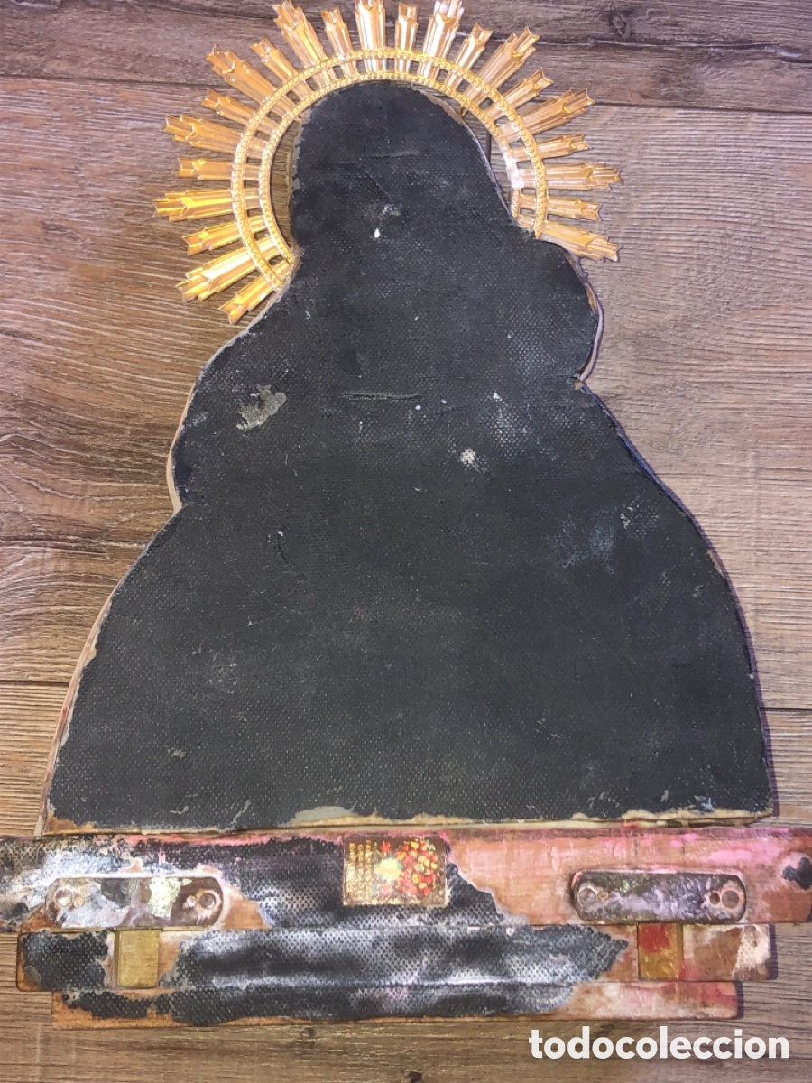 Antig&uuml;edades: Virgen antigua porcelana - Foto 6