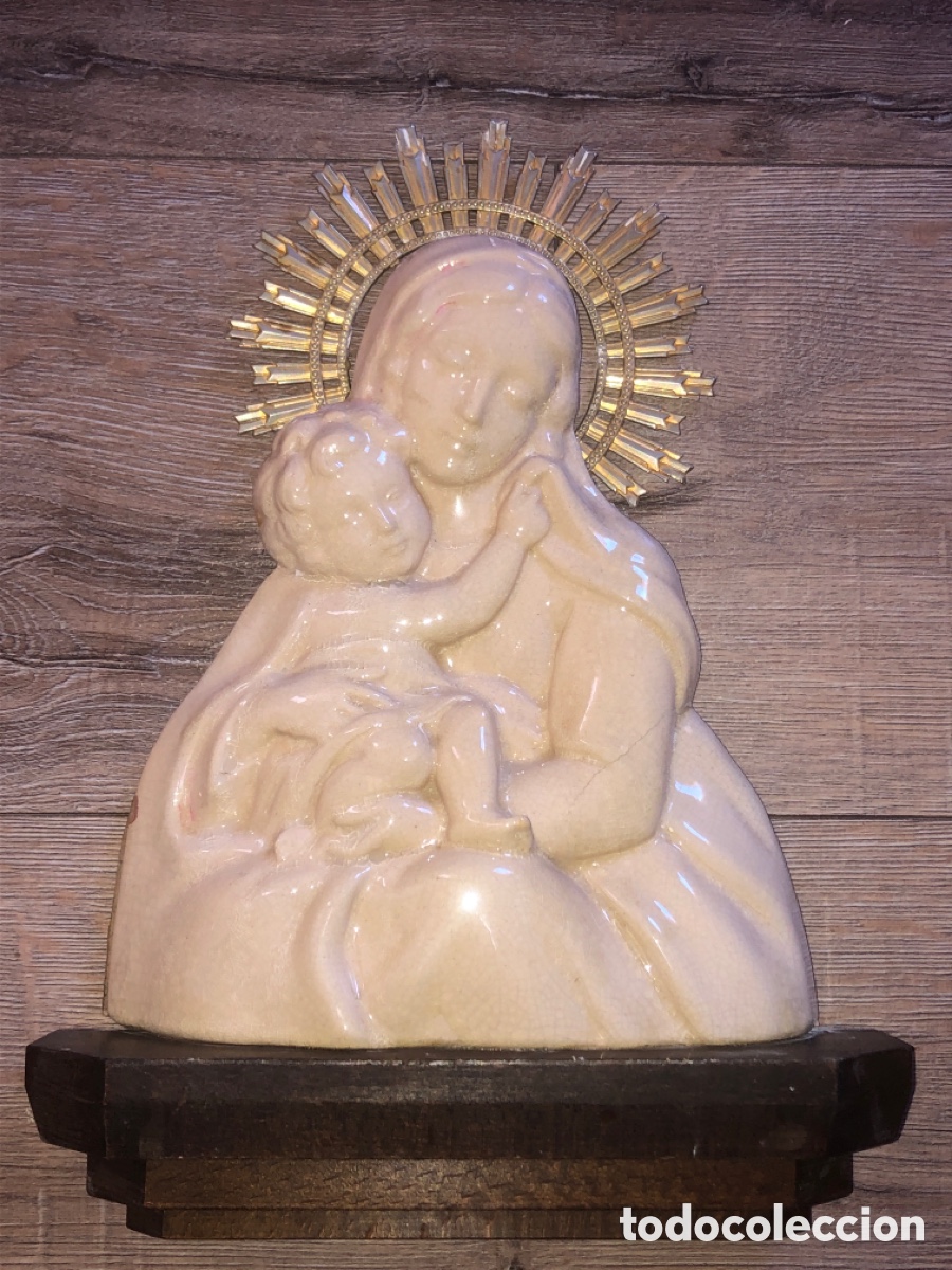 Antig&uuml;edades: Virgen antigua porcelana - Foto 1