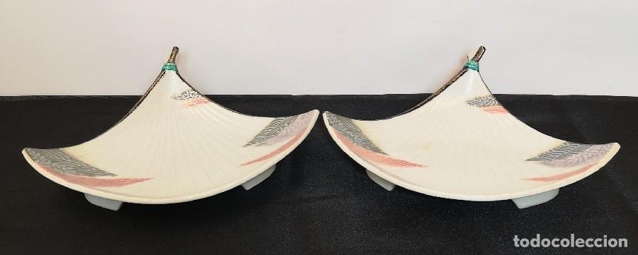 Antig&uuml;edades: Cuencos Japoneses con Forma de Abanico - Foto 4