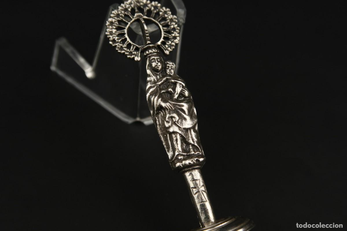 Antig&uuml;edades: Antigua Virgen del Pilar de Plata - Foto 10