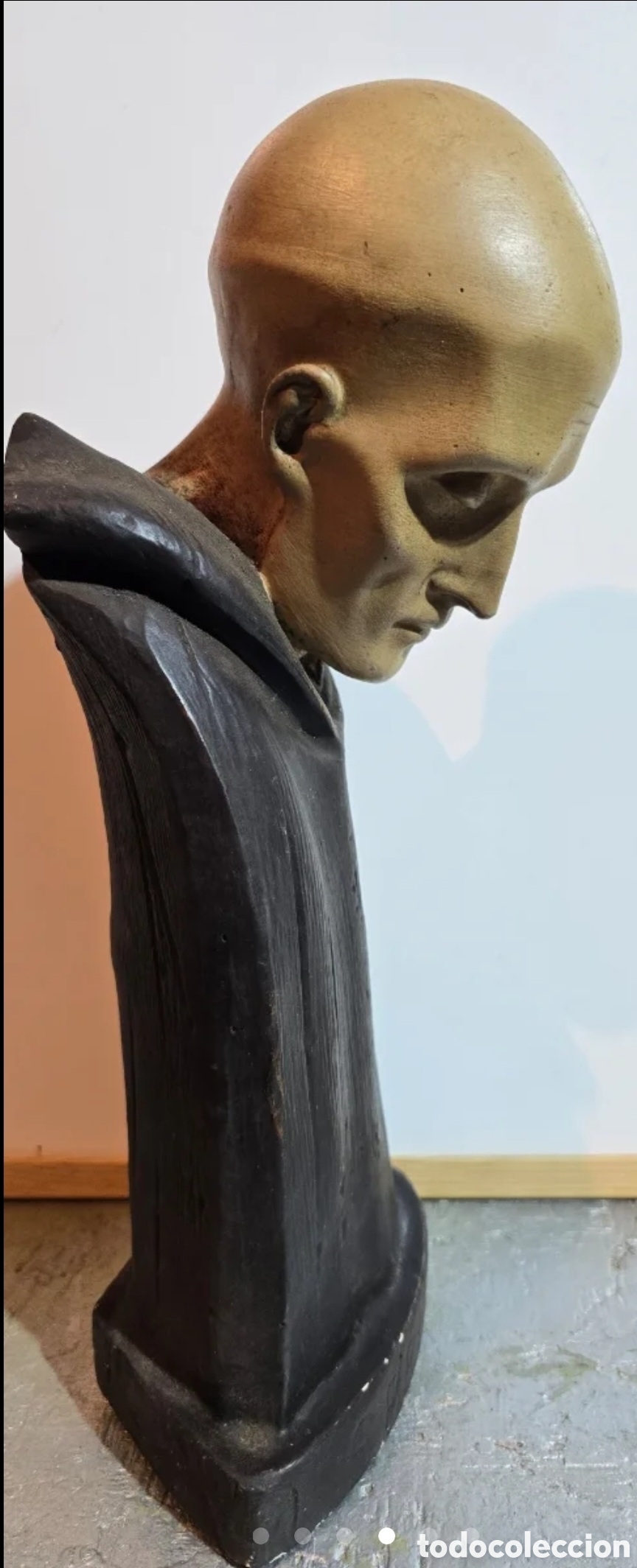 Antig&uuml;edades: Imagen religiosa San Bruno - Foto 3