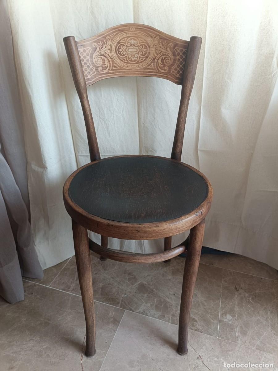 Antig&uuml;edades: 4 Sillas de JJ. KHON - Foto 1
