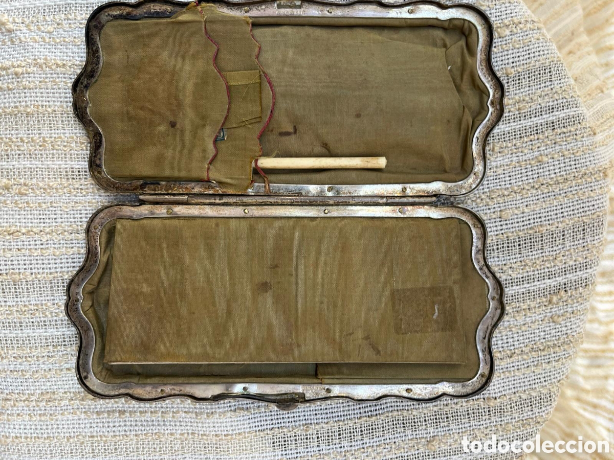 Antig&uuml;edades: Carnet de baile s.XIX en plata - Foto 1