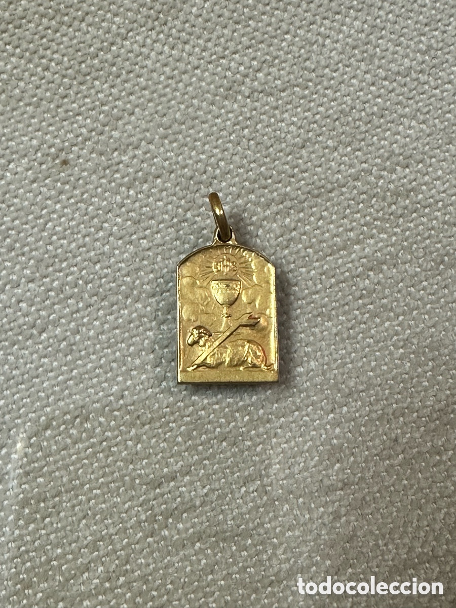 Antig&uuml;edades: MEDALLA ANTIGUA CORDERO DE DIOS - Foto 2