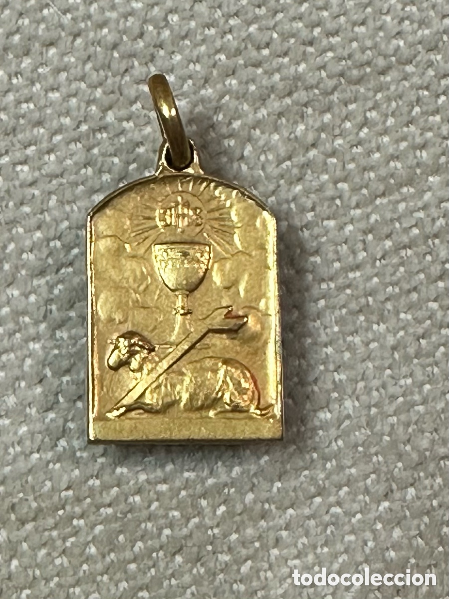 Antig&uuml;edades: MEDALLA ANTIGUA CORDERO DE DIOS - Foto 1