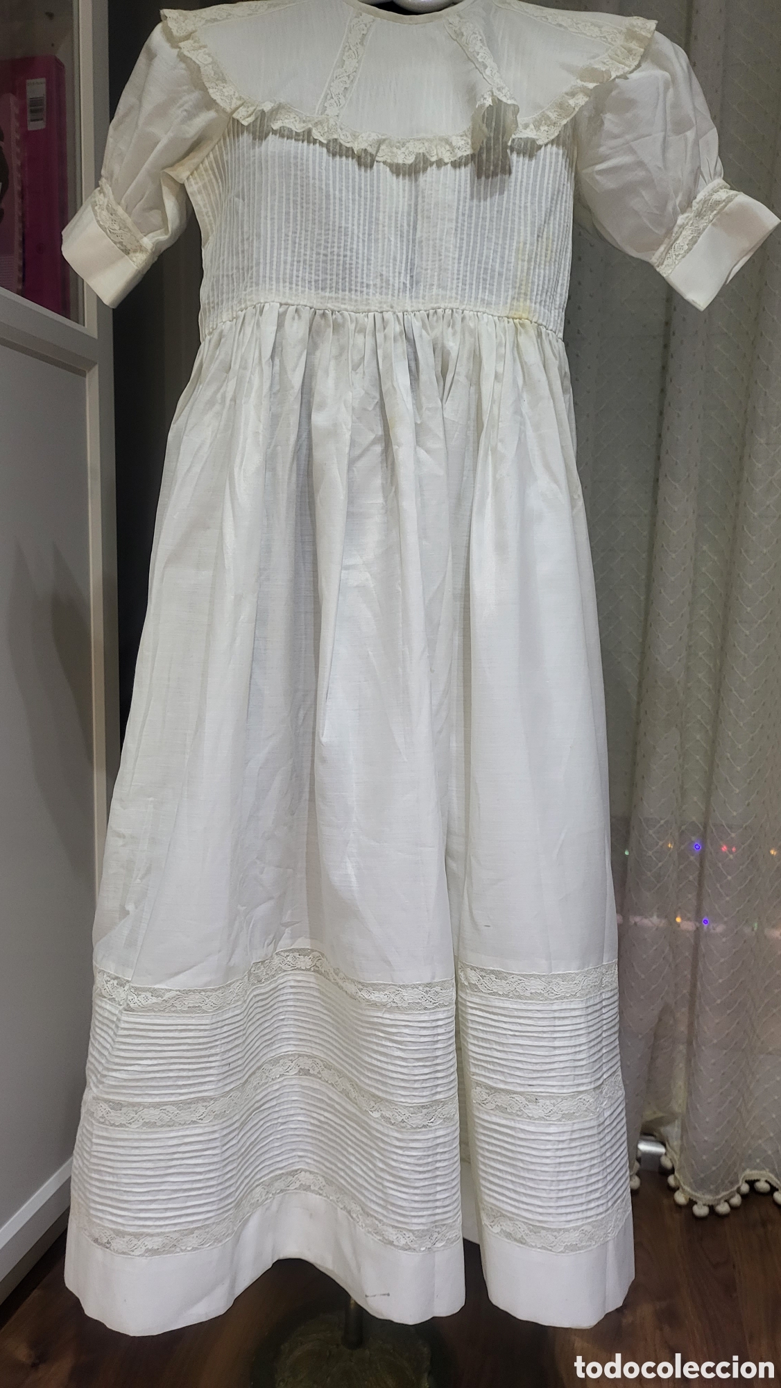 Antig&uuml;edades: ANTIGUO VESTIDO DE COMUNION NI&Ntilde;A - Foto 2