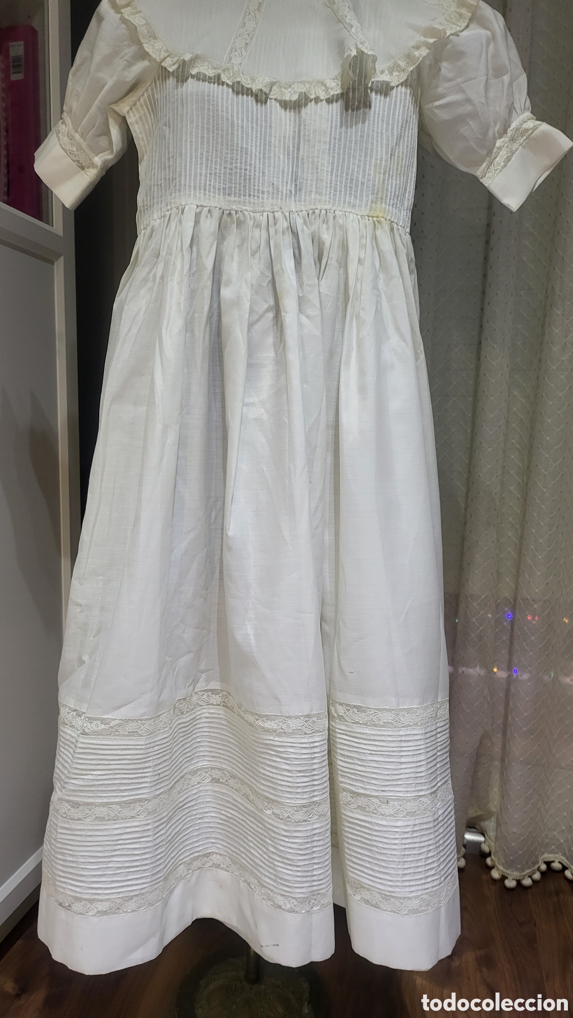 Antig&uuml;edades: ANTIGUO VESTIDO DE COMUNION NI&Ntilde;A - Foto 3