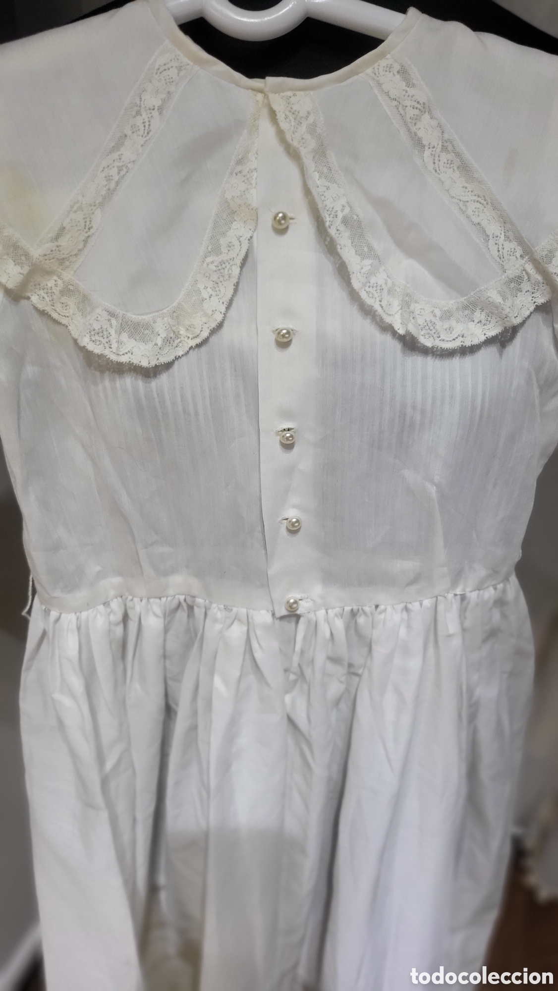 Antig&uuml;edades: ANTIGUO VESTIDO DE COMUNION NI&Ntilde;A - Foto 4
