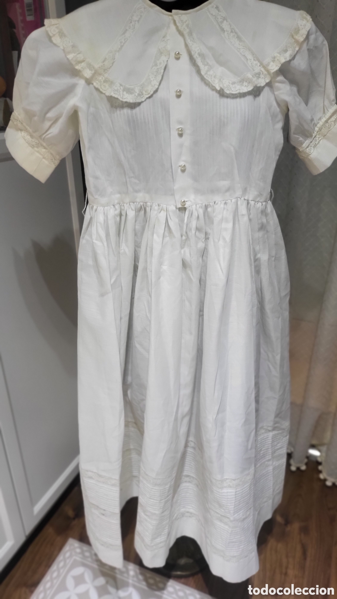 Antig&uuml;edades: ANTIGUO VESTIDO DE COMUNION NI&Ntilde;A - Foto 5