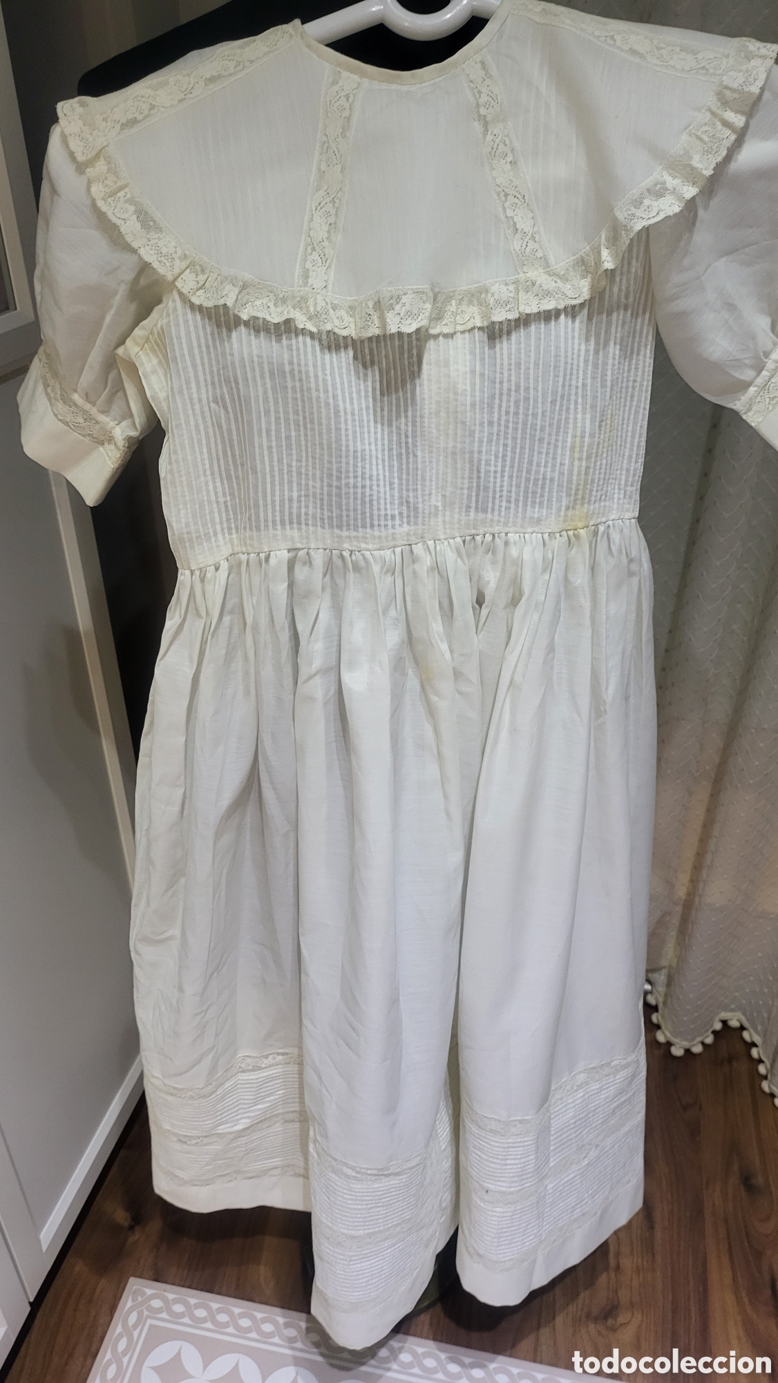 Antig&uuml;edades: ANTIGUO VESTIDO DE COMUNION NI&Ntilde;A - Foto 8